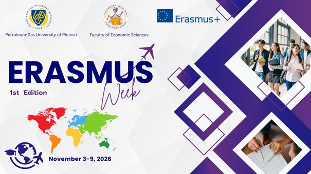 Prima ediție a  Eramus Week, 3-9 November 2026